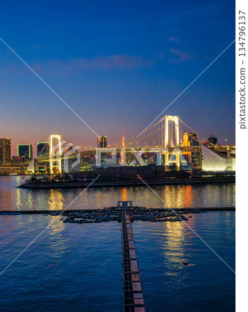 從台場看彩虹橋 從台場看彩虹橋 134796137