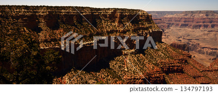 Hazy Sky Day At The Grand Canyon Arizona Hazy Sky Day At The Grand Canyon Arizona 134797193