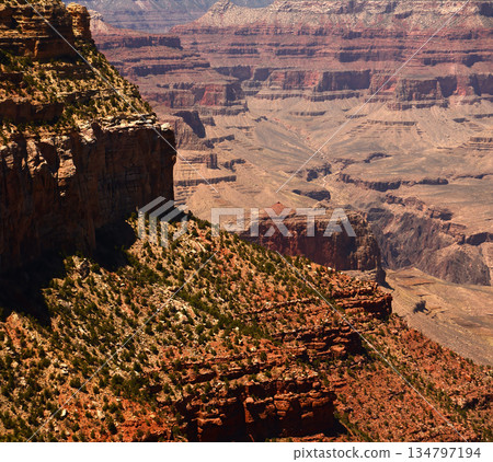 Hazy Sky Day At The Grand Canyon Arizona Hazy Sky Day At The Grand Canyon Arizona 134797194