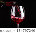 Red wine, wine glasses, enjoying wine, bar 134797240