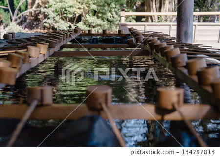 Japanese Mythology: Sacred Forests and Rivers (Shrine and Isuzu River) Japanese Mythology: Sacred Forests and Rivers (Shrine and Isuzu River) 134797813