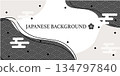 日式橫幅背景設計插圖 134797840