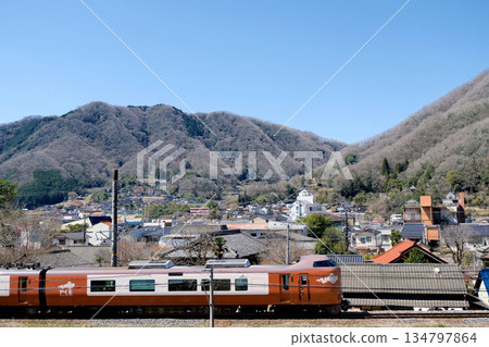 Takahashi City, Okayama Prefecture_View from Raikyuji Temple 2_March 2025 Takahashi City, Okayama Prefecture_View from Raikyuji Temple 2_March 2025 134797864