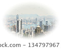 香港風景，香港旅遊宣傳照，香港象徵，太平山頂景色 134797967