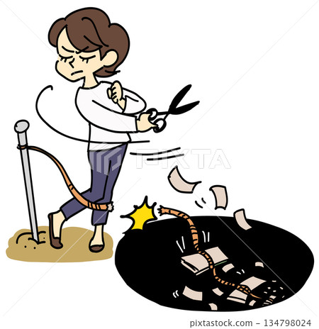 Cut your losses and say goodbye to money Cut your losses and say goodbye to money 134798024