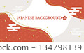 日式橫幅背景設計插圖 134798139