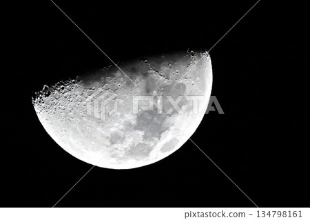 Moon: Thirteenth Night Moon (2025/12/28 Lunar Age 8.4) Artemis Program 134798161