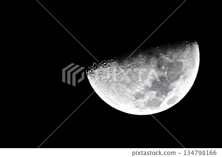 Moon: Thirteenth Night Moon (2025/12/28 Lunar Age 8.4) Artemis Program 134798166