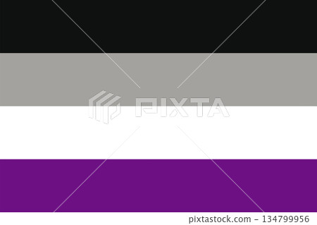 Asexual flag 134799956