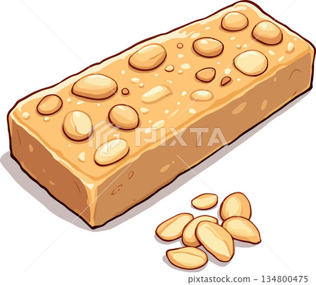Vsai peanut brittle bar and whole peanuts 134800475