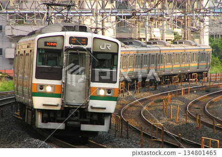 [JU] 宇都宮線 211系列車（10節車廂列車：無綠色車廂） 134801465