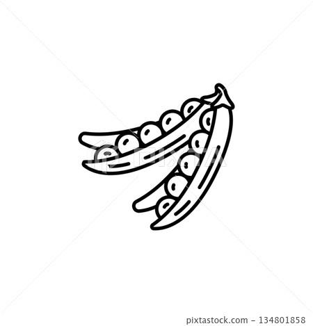 peas vector icon. Vegetable icon line style. perfect use for logo, presentation, website, and more. modern icon design outline style peas vector icon. Vegetable icon line style. perfect use for logo, presentation, website, and more. modern icon design outline style 134801858