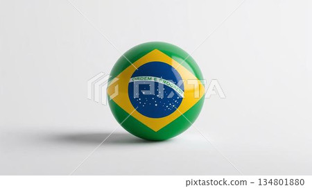 巴西國旗 134801880