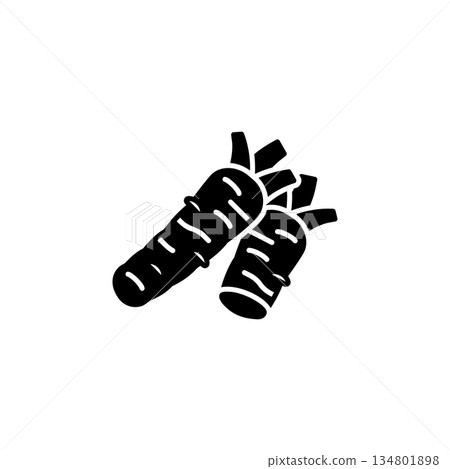 wasabi vector icon. Vegetable icon solid style. perfect use for logo, presentation, website, and more. modern icon design glyph style wasabi vector icon. Vegetable icon solid style. perfect use for logo, presentation, website, and more. modern icon design glyph style 134801898