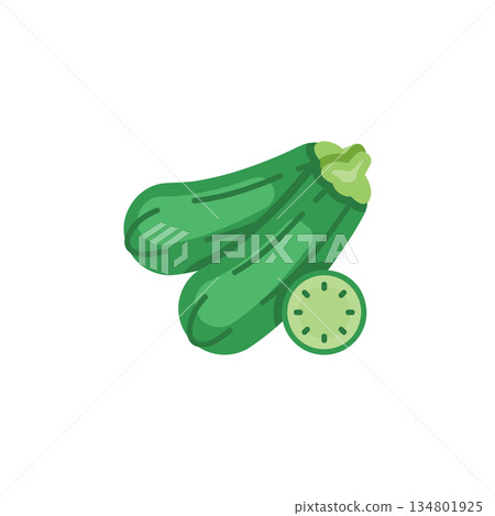 zucchini vector icon. Vegetable icon solid style. perfect use for logo, presentation, website, and more. modern icon design glyph style zucchini vector icon. Vegetable icon solid style. perfect use for logo, presentation, website, and more. modern icon design glyph style 134801925