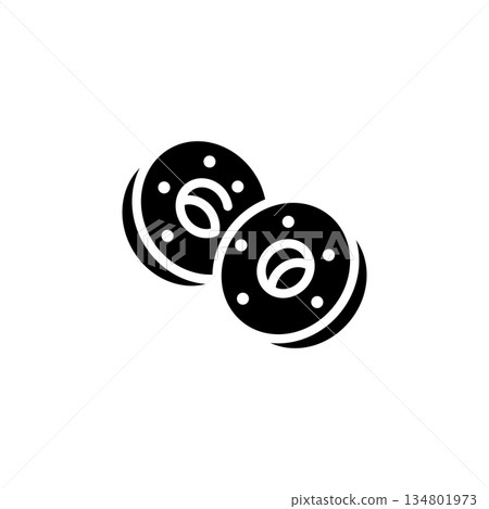 donut vector icon. bakery icon solid style. perfect use for logo, presentation, website, and more. simple modern icon design glyph style donut vector icon. bakery icon solid style. perfect use for logo, presentation, website, and more. simple modern icon design glyph style 134801973
