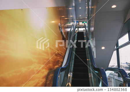 [Kansai International Airport] Escalator 134802368