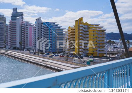 【和歌山濱海市】鄉村小鎮的度假勝地景象 【和歌山濱海市】鄉村小鎮的度假勝地景象 134803174