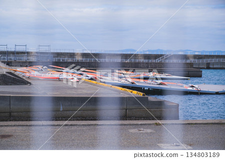 [Wakayama Marina City] A resort scene in a rural town 134803189