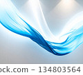 Refreshing blue and white flowing lines 134803564