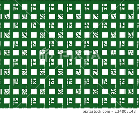 Green grid design pattern - Seamless pattern 134805148