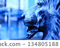 百貨公司前的獅子雕像側面像 134805188