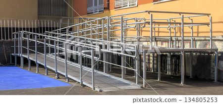 Rampway with stainless steel 134805253