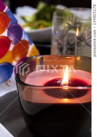 burning decoration candle burning decoration candle 134805278