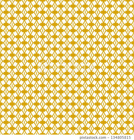 yellow and white abstract geometric seamless pattern background, repeatable motif for fabric and wallpaper design illustration yellow and white abstract geometric seamless pattern background, repeatable motif for fabric and wallpaper design illustration 134805815