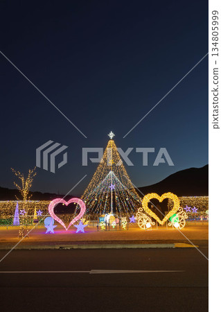 Illuminations of the roadside station Nakayama basin Illuminations of the roadside station Nakayama basin 134805999