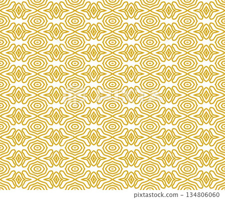 yellow and white abstract geometric seamless pattern background, repeatable motif for fabric and wallpaper design illustration yellow and white abstract geometric seamless pattern background, repeatable motif for fabric and wallpaper design illustration 134806060