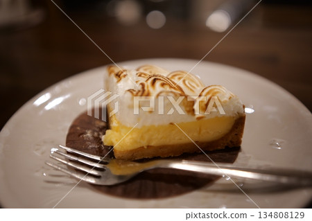 Homemade lemon pie dessert Homemade lemon pie dessert 134808129