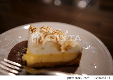 Homemade lemon pie dessert Homemade lemon pie dessert 134808141
