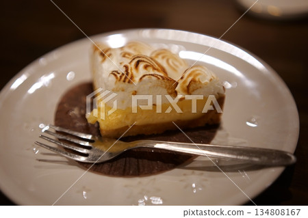 Homemade lemon pie dessert 134808167