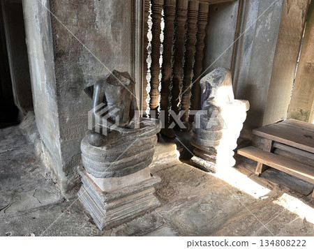 Scenery of the Angkor Wat ruins in Cambodia Scenery of the Angkor Wat ruins in Cambodia 134808222