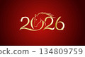 2026 Golden Horse New Year Design 134809759