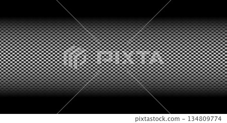 Monochrome Carbon Fiber Pattern with Central Illumination and Vignette. 134809774