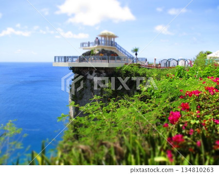 Guam Two Lovers Point Diorama Style 134810263