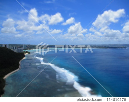 Guam, view from Two Lovers Point, diorama style Guam, view from Two Lovers Point, diorama style 134810276