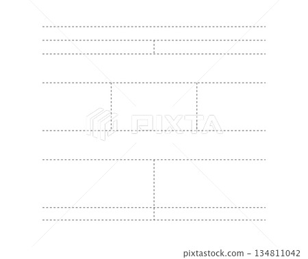 Abstract Dotted Line Diagram With Intersecting Vertical Lines On White Background Minimalist Graphic Template Abstract Dotted Line Diagram With Intersecting Vertical Lines On White Background Minimalist Graphic Template 134811042