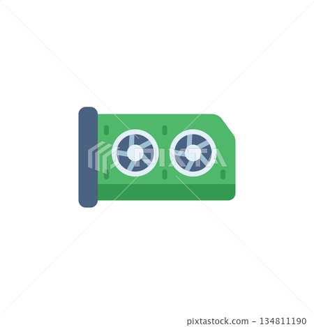vga port vector icon flat style. perfect use for logo, presentation, website, and more. modern icon design color style vga port vector icon flat style. perfect use for logo, presentation, website, and more. modern icon design color style 134811190