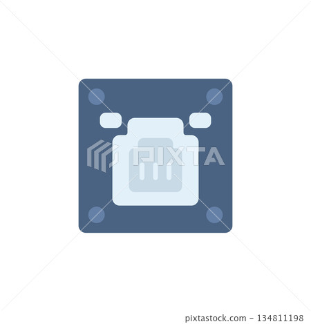 ethernet vector icon flat style. perfect use for logo, presentation, website, and more. modern icon design color style ethernet vector icon flat style. perfect use for logo, presentation, website, and more. modern icon design color style 134811198