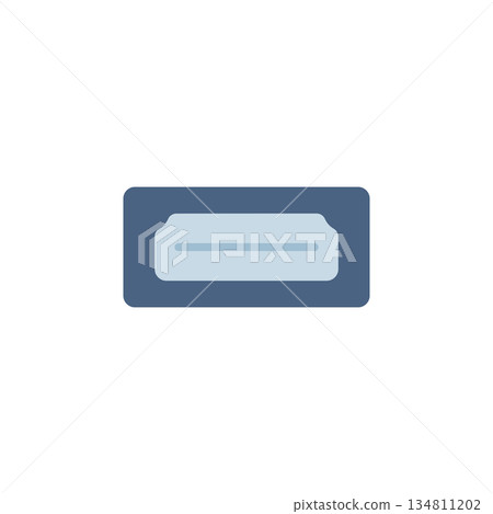 hdmi port vector icon flat style. perfect use for logo, presentation, website, and more. modern icon design color style hdmi port vector icon flat style. perfect use for logo, presentation, website, and more. modern icon design color style 134811202
