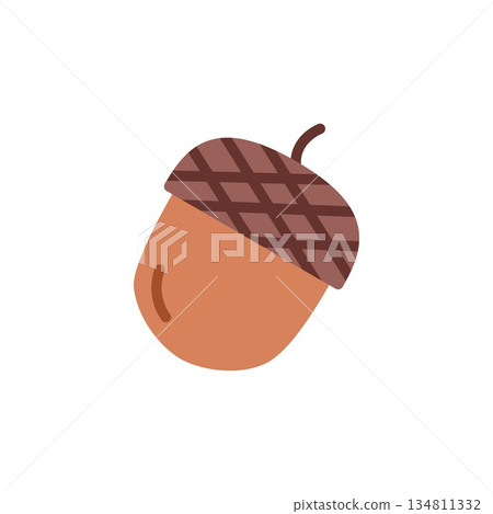 autumn peanut vector icon flat style. perfect use for logo, presentation, website, and more. simple modern icon design flat style autumn peanut vector icon flat style. perfect use for logo, presentation, website, and more. simple modern icon design flat style 134811332