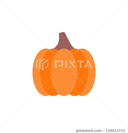 pumpkin vector icon flat style. perfect use for logo, presentation, website, and more. simple modern icon design flat style pumpkin vector icon flat style. perfect use for logo, presentation, website, and more. simple modern icon design flat style 134811333