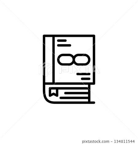 unlimited access icon. Online Learning icon. Perfect for application, web, logo and presentation template. icon design line style unlimited access icon. Online Learning icon. Perfect for application, web, logo and presentation template. icon design line style 134811544
