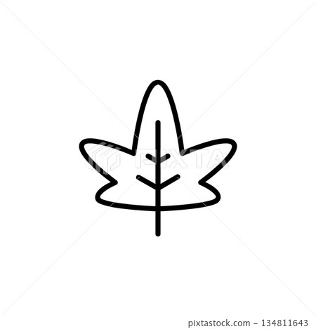 organic icon. nature icon design. perfect for logo, presentation, book, application, background and more product. icon design line style 134811643