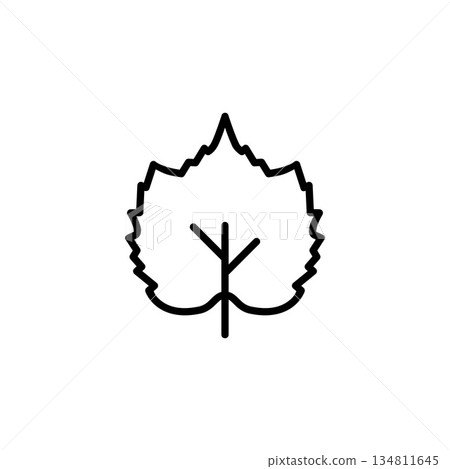 vegetarian icon. nature icon design. perfect for logo, presentation, book, application, background and more product. icon design line style 134811645