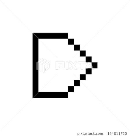 next, previous and arrow icon. Perfect for application, web, logo, game and presentation template. icon design pixel art and line style next, previous and arrow icon. Perfect for application, web, logo, game and presentation template. icon design pixel art and line style 134811720