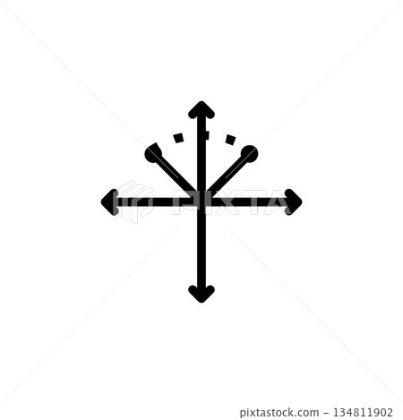 rotation and mathematics icon. Perfect for application, web, logo, game and presentation template. icon design line style rotation and mathematics icon. Perfect for application, web, logo, game and presentation template. icon design line style 134811902